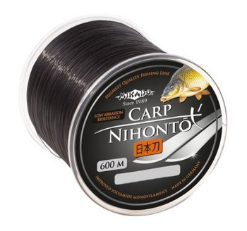 Mikado Żyłka Nihonto Carp 600m Czarna 0,30mm