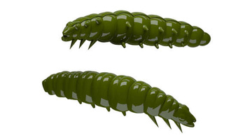 Libra Lures Guma Larva 35 - 031 Olive - Cheese