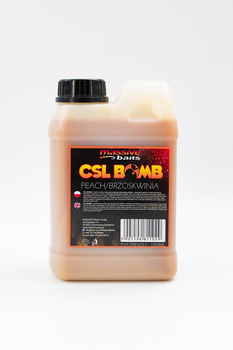 Massive Baits Liquid CSL BOOMB Peach Brzoskwinia 1000ml