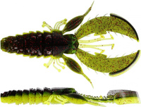 Westin CreCraw Creaturebait Rak 8,5cm 7g Black Chartreuse