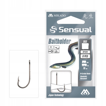Mikado Haczyki z przyponem Baitholder roz. 1 0,30mm 8szt.