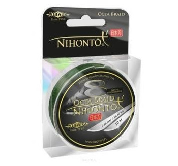 Mikado plecionka NIHONTO OCTA BRAID 0,12mm 150m Zielona