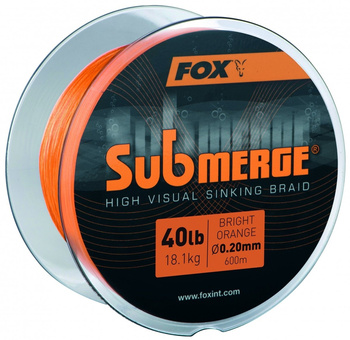 FOX Plecionka Submerge High Visual Sinking Braid 40lb 600m 0,20mm