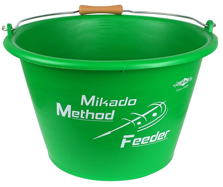 Mikado Wiadro Method Feeder 17l zielone