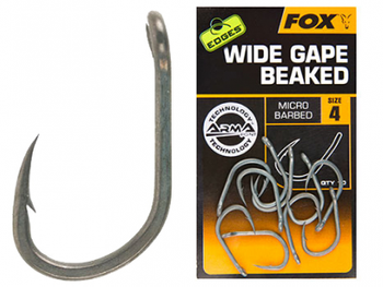 FOX Edges Haczyki Wide Gape Beaked r. 4