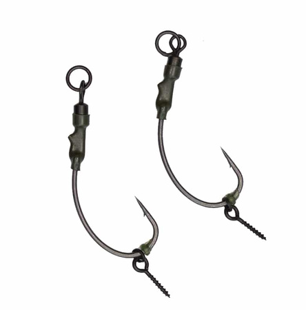 UnderCarp Przypon Karpiowy Ronnie Rig - rozmiar 2 