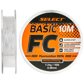 Select Fluorocarbon BASIC FC 0,38mm 10m 16lb