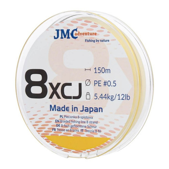 JMC Plecionka Japońska 8XCJ PE 1.0 20lb 150m Żółta