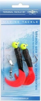 Mikado Przywieszka Morska Pilk Twister Jighead Rig 7,5cm