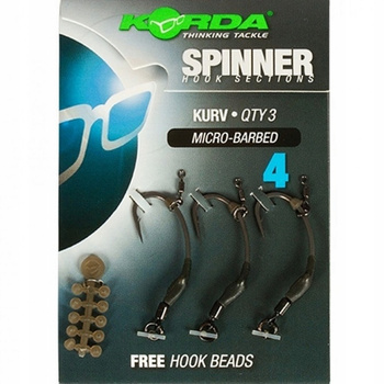 Korda Haczyki Spinner Sections Kurv roz. 4