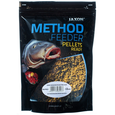 Jaxon Pellet Method Feeder Ready 2mm 500g Kwas masłowy