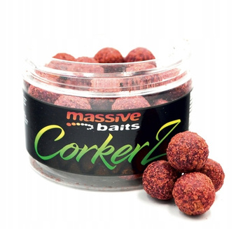 Massive Baits Kulki Haczykowe Corkerz 18mm 300ml Scarlett Robin Red