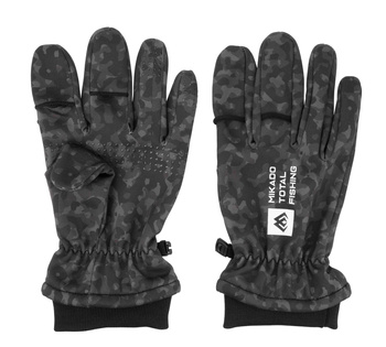 Mikado Rękawiczki Softshell Rękawice UMR-25BC L Black Camo