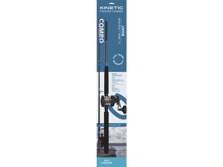 Kinetic Zestaw Combo Wędka + Kołowrotek Boat 20-30lbs 180cm 100-400g