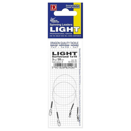 Dragon Przypon LIGHT SURFSTRAND 1x19 3kg 25cm
