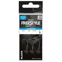 Spro Freestyle Tungsten Micro Jig29 Black 1,8g #4