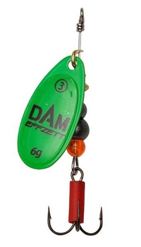 DAM Błystka Effzett Fluo Spinner #4 10g Green