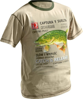 Dragon koszulka T-shirt SZCZUPAK Sand M