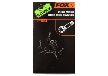 FOX Krętliki Edges Kuro Micro Hook Ring Swivels