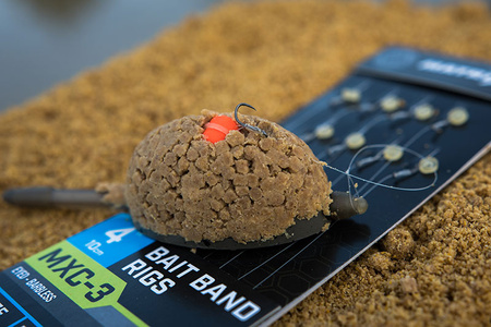 Matrix Przypon MXC-3 4” Bait Band Rigs roz. 12 0.200mm 3.6kg