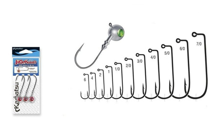 Kamatsu Główka jigowa 3D Holo Eye 3szt. 1/0 8g