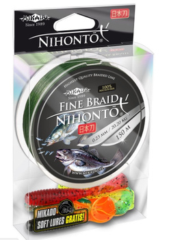 Mikado plecionka NIHONTO FINE BRAID 150m 0,28 Zielona