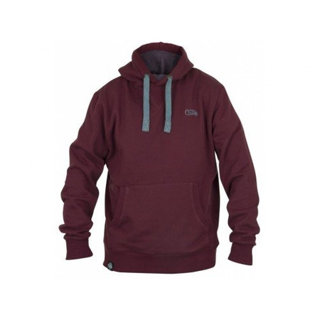 FOX CHUNK Bluza RIBBED HOODY BURGUNDY M