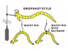 Westin BloodTeez Worm 5,5cm 0,5g Secret UV 8szt.