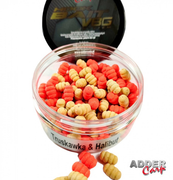 Adder Carp LARWA WAFTERS VBG  8/10mm 75ml Truskawka Halibut