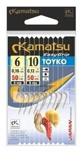 Kamatsu Toyko Kanapka Haczyki z Przyponem 10szt roz. 6 i 10