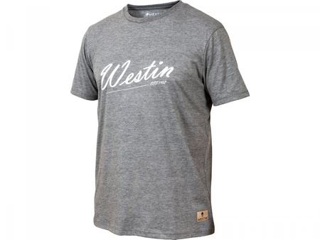 Westin Koszulka Old School T-shirt L Grey Melange