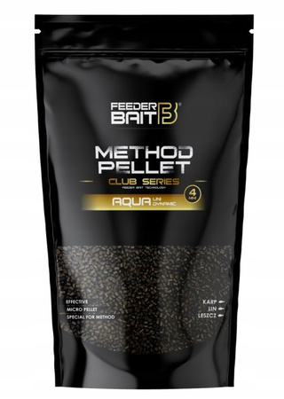 Feeder Bait Pellet Method Aqua Dynamic 4mm Club Series FBCS5