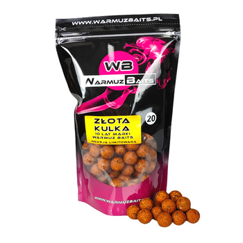 Warmuz Baits Kulki zanętowe 20mm 900g Złota kulka