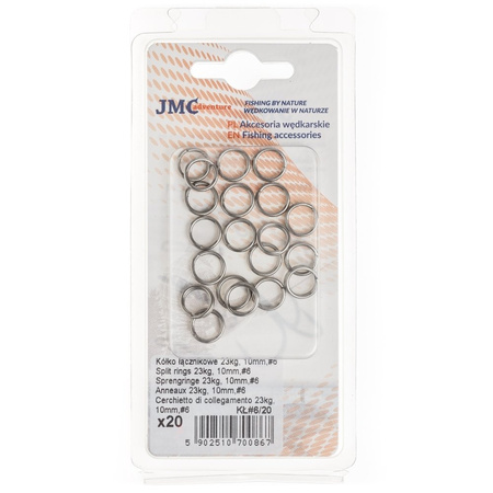 JMC Adventure Kółko łącznikowe 25kg, 7,42mm #4 20szt