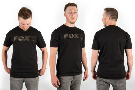 FOX Koszulka Fox Black Camo Chest Print T-Shirt L