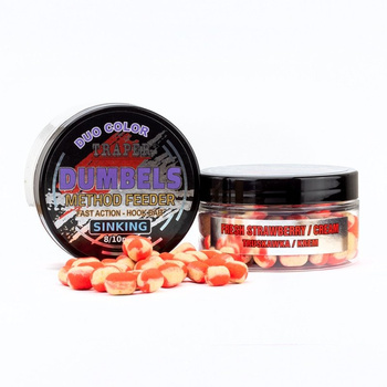 Traper Dumbells Sinking Duo Color Truskawka/Krem