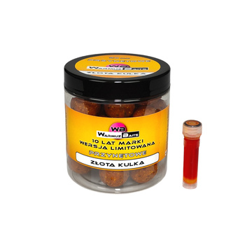 Warmuz Baits Kulki przynętowe 20mm + dopalacz Złota kulka