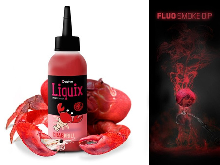 Delphin Dip Fluo SNAX LiquiX 100ml Krab Kryl