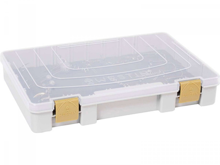 Westin W3 Pudełko Rig Box 28x19,5x4,5cm Grey/Clear