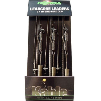 Korda Kable Leadcore Leaders Lead Clip 3szt