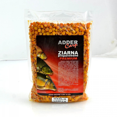 Adder Carp Ziarna preparowane Premium Kukurydza Hot Chilly&amp;Robin Red