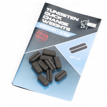 Nash TUNGSTEN QUICK CHANGE WEIGHTS 0,6g Medium