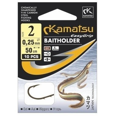 Kamatsu Baitholder Haczyki z Przyponem r.1 10szt