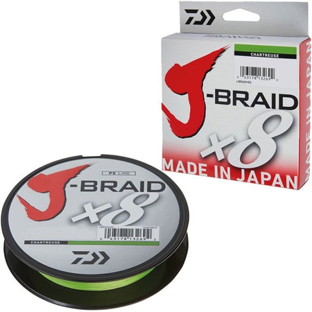 Daiwa Plecionka J-Braid X8 0,20mm 150m Chartreuse