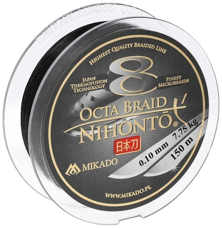 Mikado plecionka NIHONTO OCTA BRAID 0,20mm 150m Czarna