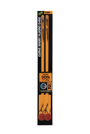 Fox Przypon karpiowy Curve Short Fluoro D-Rig 6-20lb