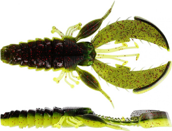 Westin CreCraw Creaturebait Rak 6,5cm 4g Black Chartreuse