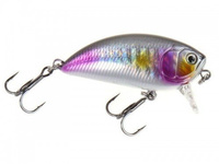 Wobler DAM Effzett Pro-Lite Shallow Crank 4cm Purple Flash