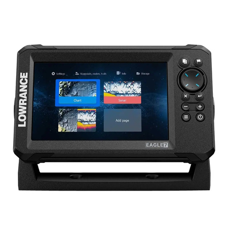 Lowrance Echosonda EAGLE 7 z Przetwornikiem Tripleshot HD Row + Czapeczka Lowrance Gratis