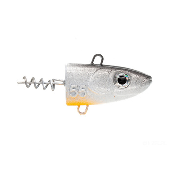 FishB Główka Vertical Pelagic Jig Head 65g Black White Wkrętka